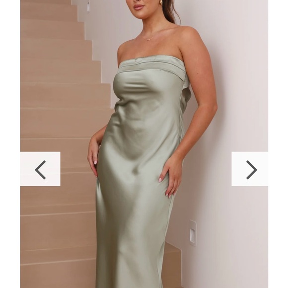 Billy J , Sage Green ,  Aus size 10 ( us size 4/m) , strapless - Picture 2 of 5